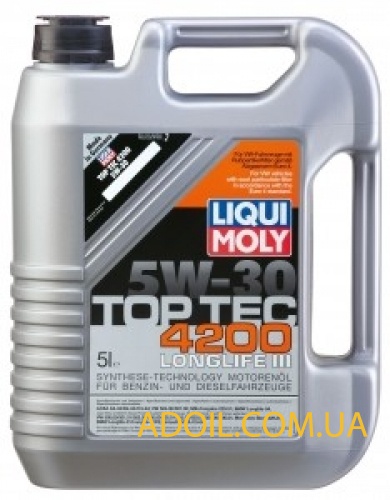 LIQUI MOLY 5w-30 Top Tec 4200 Longlife lll 5л.