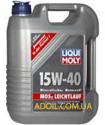 LIQUI MOLY 15W-40 MoS2-LEICHTLAUF 5л.