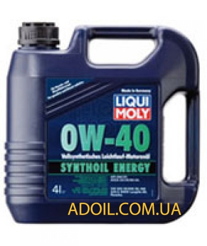 LIQUI MOLY 0W-40 SYNTHOIL ENERGY 60л.