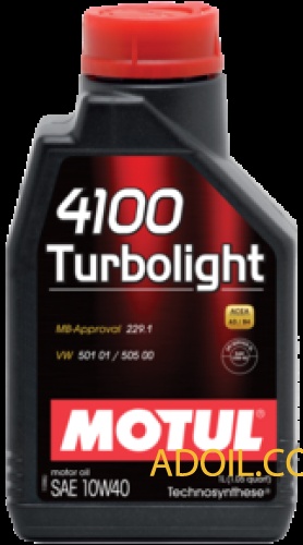 MOTUL 4100 Turbolight 10W-40 4л.