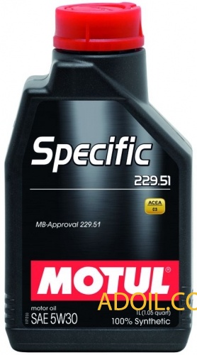 MOTUL SPECIFIC MB 229.51 5W-30 5л.