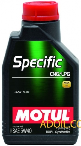 MOTUL SPECIFIC CNG/LPG 5W-40 5л.