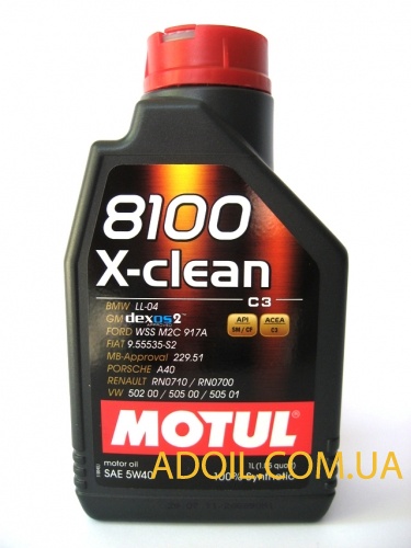 MOTUL 8100 X-clean 5W-40 2л.